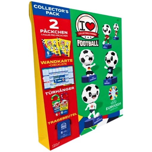 FIGURKI Collectors Pack EURO 2024 Seria I Love Football Topps BOX Germany