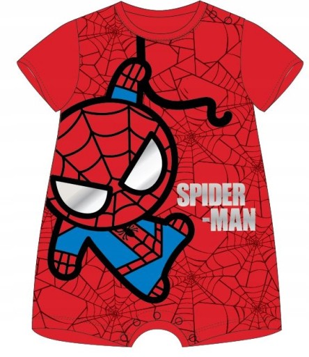 Человек-паук рампы Marvel Cotton с коротким рукавом Red 12m R022A