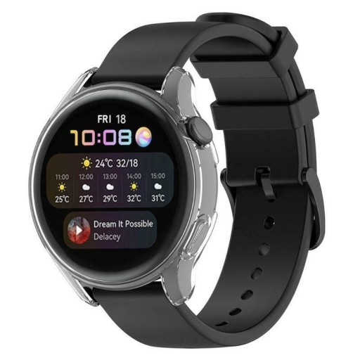 СИЛИКОНОВЫЙ МЕТАЛЛИЧЕСКИЙ КОРПУС ДЛЯ HUAWEI WATCH 3 – ЦВЕТА