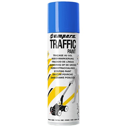 Дорожная краска для полос и линий 48х 500мл Traffic Paint AMPERE