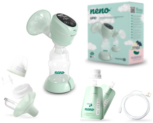 ОРИГИНАЛЬНЫЙ КОМПЛЕКТ NENO UNO ДВУХФАЗНАЯ ЭЛЕКТРИЧЕСКАЯ ГРУДНИЦА