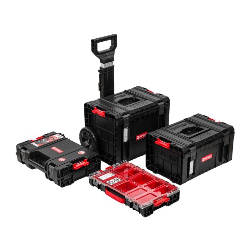 ЯЩИК ДЛЯ ИНСТРУМЕНТОВ МОДУЛЬНЫЙ ЯЩИК НА КОЛЕСАХ Qbrick System SET 3