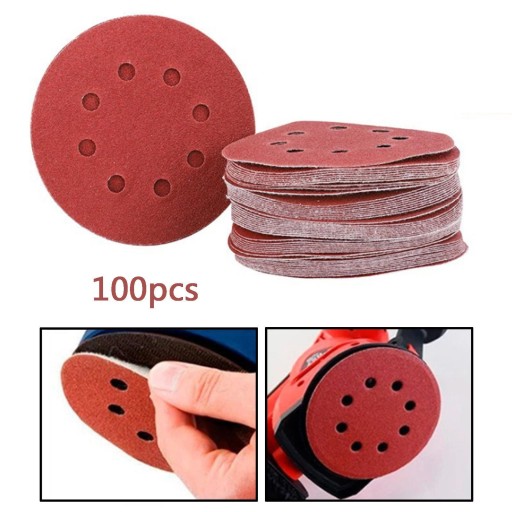 Красный 60/80/100/120/2 Шлифовка 100