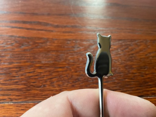 Teaspoon Cat Dessert Kitty с Kitty Chrome Oldman Gift 14 см подарок
