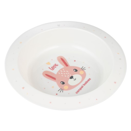 Canpol baby Миска пластиковая детская 270 мл CUTE ANIMALS 4м+