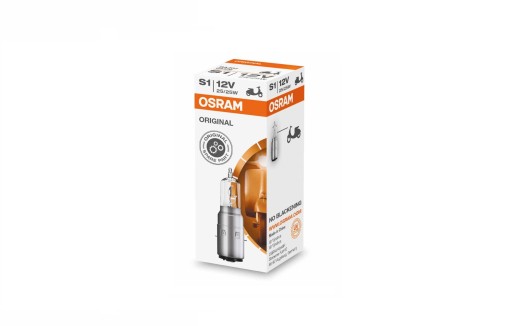 ЛАМПОЧКА OSRAM 64326 S1 BA20D 12 В 25/25 Вт M-TECH СКУТЕР