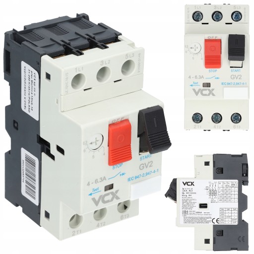 МОТОРНЫЙ ПЕРЕКЛЮЧАТЕЛЬ THERMIK 4,0-6,3А 6кВ 3П TH-35