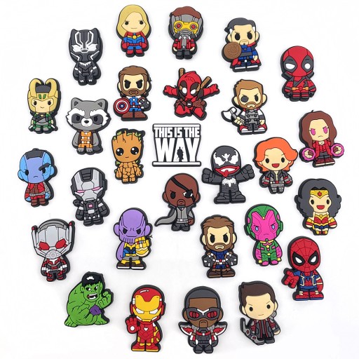 Przypinka Superbohater Ant-Man Marvel do Crocs butów telefonu torebki