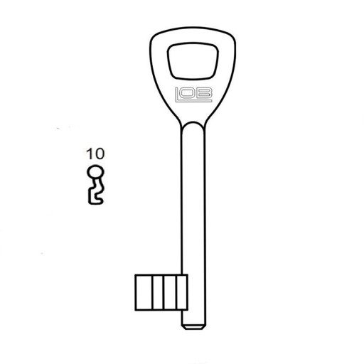 Ключ № 10 LOB Porta Erkado DRE Voster.
