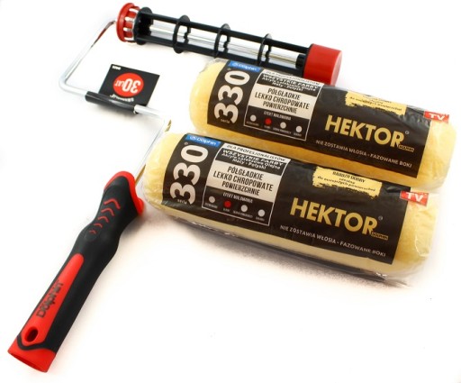 РУЧКА 25см + 2 РОЛИКА HEKTOR 25см/13мм СЕРИЯ 330