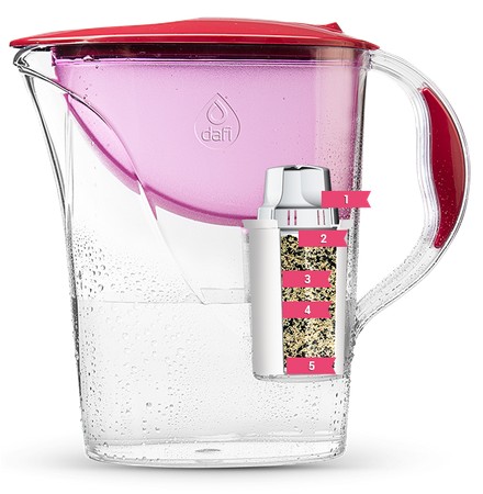 DAFI CRYSTAL LED СТЕКЛЯННЫЙ КУВШИН 2,0 Л + 6 ВСТАВОК