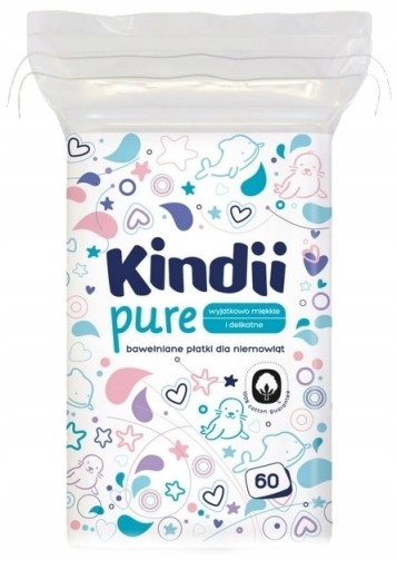 Хлопья КОСМЕТИЧЕСКИЕ KINDII ДЛЯ ДЕТЕЙ БОЛЬШИЕ 60ШТ.