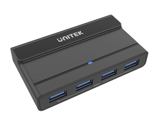 KVM-переключатель Unitek USB-C 4xUSB-A активный 5 Гбит/с
