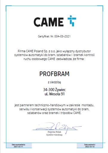 Привод гаражных ворот CAME HG600