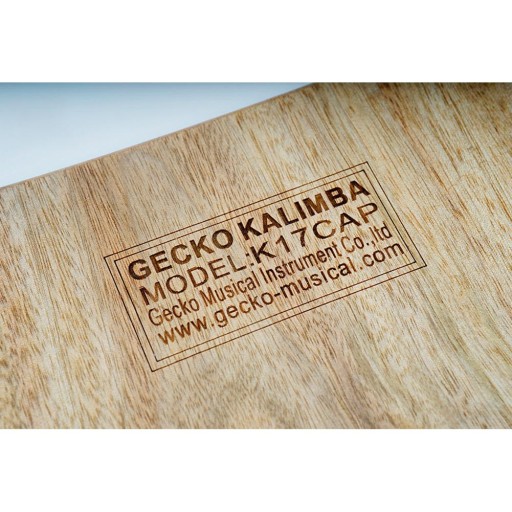 Пианино GECKO с 17 клавишами Kalimba для большого пальца B Tune Camphor W