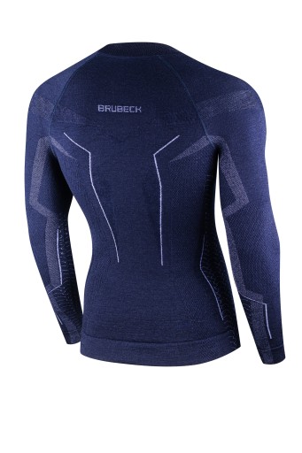 Męska bluza termiczna TERMOAKTYWNA KOSZULKA z wełny Merino Brubeck Extreme