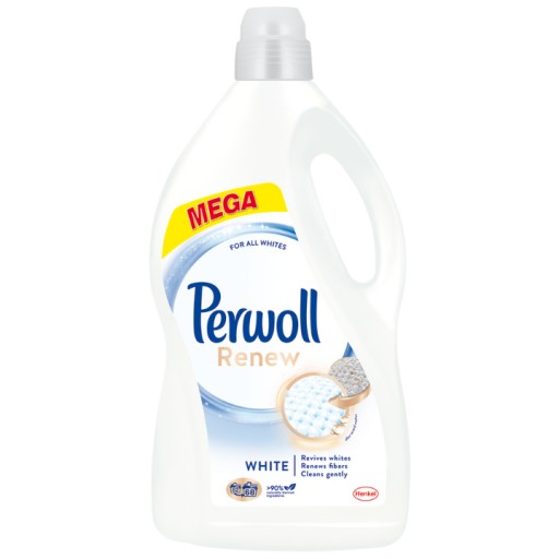 ЭФФЕКТИВНАЯ ПЕРВОЛ Perwoll GEL Жидкость для стирки белого, черного цвета ЭКО 2 x 3,74 л