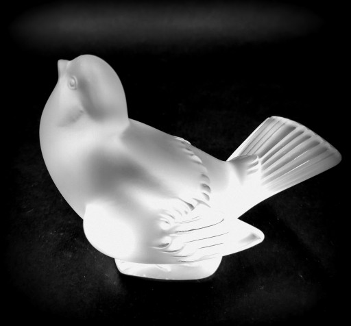 Пресс-папье LALIQUE с хрустальной птицей