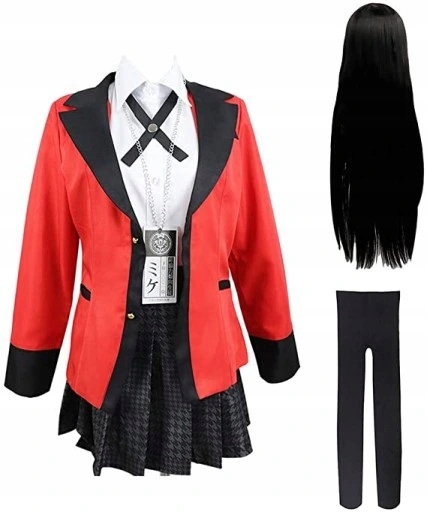Аниме Косплей Jabami Yumeko Костюм Парик