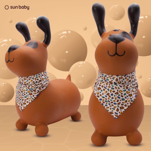 Джемпер детский Reksio коричневый с туфлями-лодочками и банданой Sun Baby