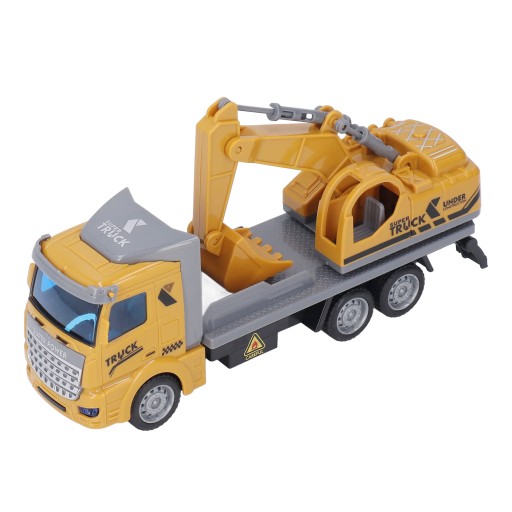 Игрушечный экскаватор в масштабе 1/48, яркие цвета, образовательные