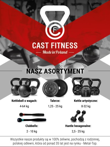 Гантели Cast Fitness шестиугольные 2 x 15 кг