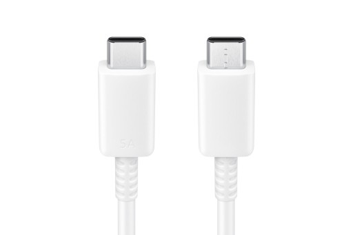 Кабель Samsung Type C–C, 5A, белый