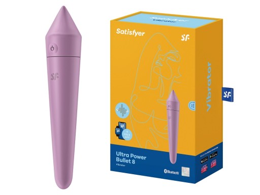 Приложение Satisfyer Ultra Power Bullet 8 Connect, 14 см