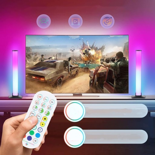 УМНАЯ СВЕТОДИОДНАЯ ЛЕНТА, RGB СВЕТЫ ДЛЯ УКРАШЕНИЯ КОМНАТЫ ИГРОВОГО ТВ, ПК