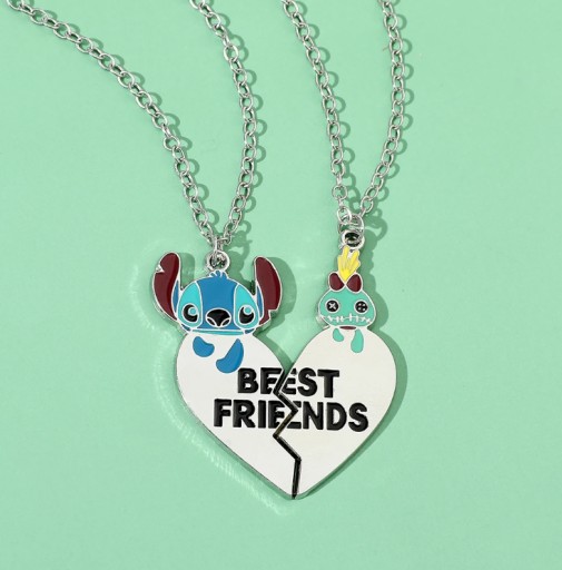 Ожерелье Дружбы Стич Дисней Лило и Стич BFF BEST FRIENDS Для пар
