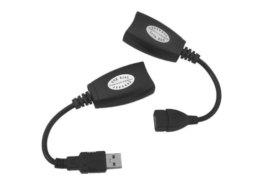 USB -удлинитель мыши - RJ45 после LAN, диапазон до 50