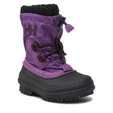 ДЕТСКИЕ СНЕЖНЫЕ БОТИНКИ HELLY HANSEN ФИОЛЕТОВЫЕ 33 ŻGA