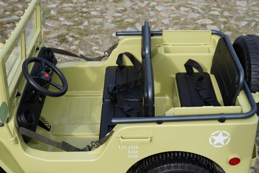 JEEP WILLYS 4X4 привод, аккумулятор 12В14Ач, колеса EVA