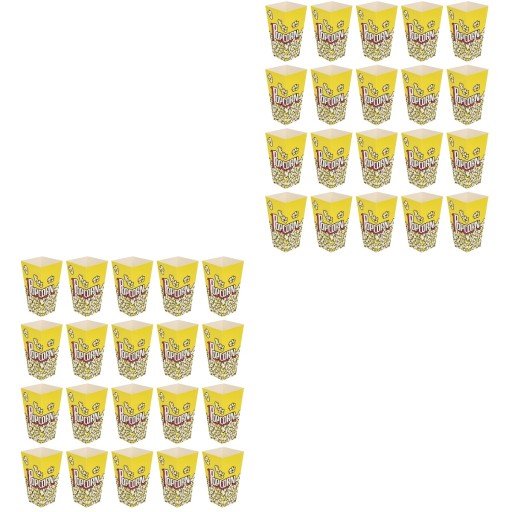 200 SZT PUDEŁKA NA POPCORN WIADERKA NA POPCORN PAPIEROWYCH