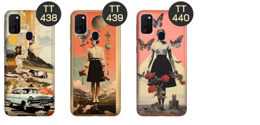 ЧЕХОЛ ДЛЯ SAMSUNG GALAXY M21 КОЛЛАЖНЫЕ УЗОРЫ РЕТРО ВИНТАЖНЫЙ КРЫШКА КОРПУСА
