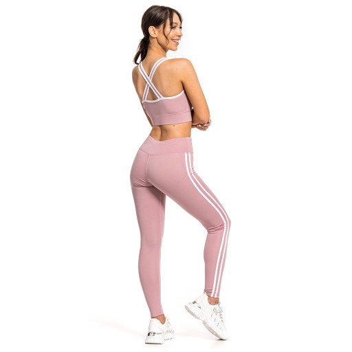 DAMSKI ZESTAW SPORTOWY LEGGINSY + TOP FITNESS