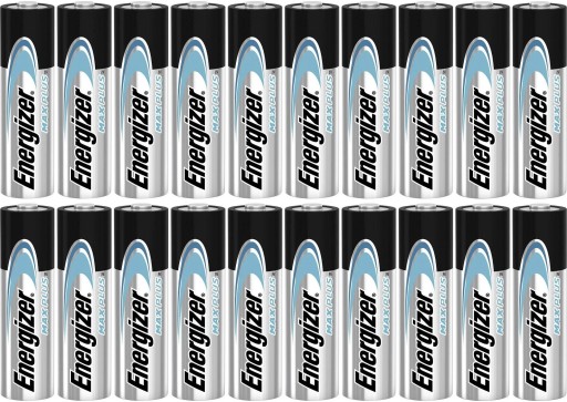20x Bateria ENERGIZER Max Plus LR6 AA R6 EP91 1,5V