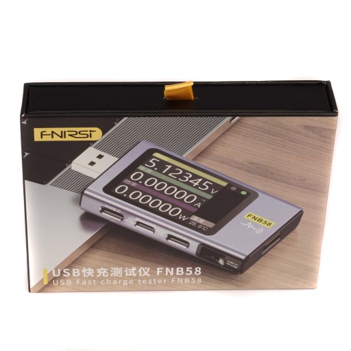 Многофункциональный USB-тестер с Bluetooth USB-C по напряжению и току FNIRSI FNB58