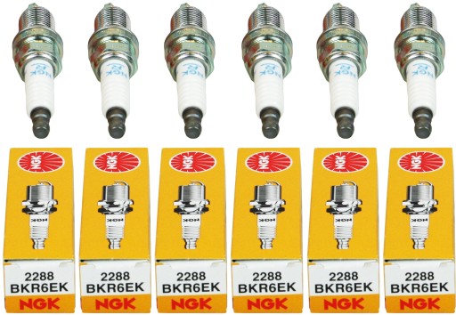 6x СВЕЧИ ЗАЖИГАНИЯ NGK BKR6EK 2288 BMW 6 ШТ.