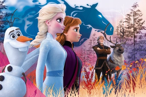 Puzzle Frozen 2 Maxi 24 elementy Magiczna Wyprawa 14298 Trefl Kraina Lodu