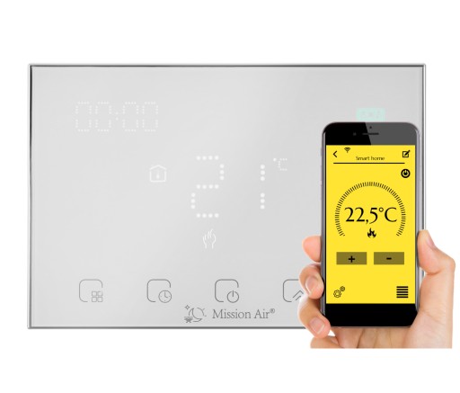 ZESTAW MATA GRZEWCZA grzejna Mission Air pod panele MAL-160W/m² 5m² WiFi
