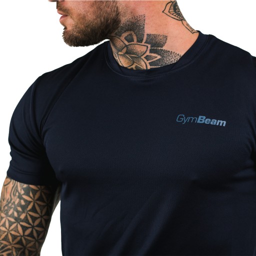 Мужская тренировочная футболка TRN темно-синего цвета - GymBeam S
