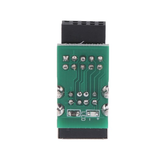 9-контактный разъем USB-концентратора модуля адаптера Dual USB2.0
