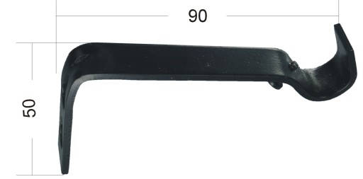 Металлический карниз UNO, диаметр 19, одинарный, 580 см