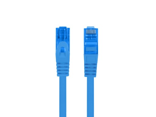 Интернет-кабель Ethernet витой RJ45 LAN Cat 6A SFTP LSZH 15 м синий