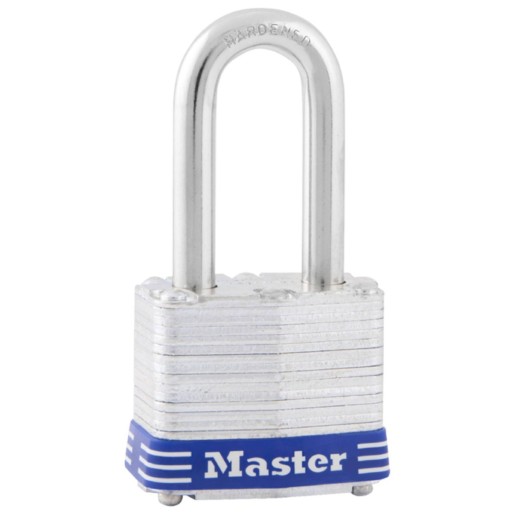 Замок навесной из ламинированной стали с удлиненной дужкой 3EURDLF Master Lock