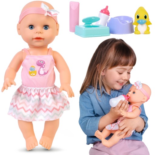 NATALIA BABY DOLL Малышка ПИ пьет горшок