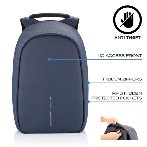 Рюкзак с защитой от кражи для ноутбука 13,3 дюйма XD Design Bobby Hero Small P705.705