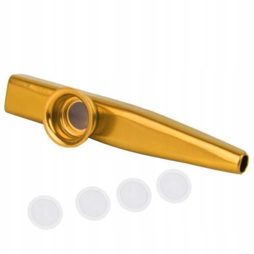 4 музыкальных инструмента Kazoo из алюминия с