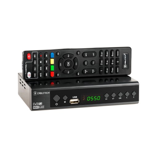 DVB-T2 DVB-C тюнер Hevc H.265 10-битный декодер наземного телевидения Cabletech